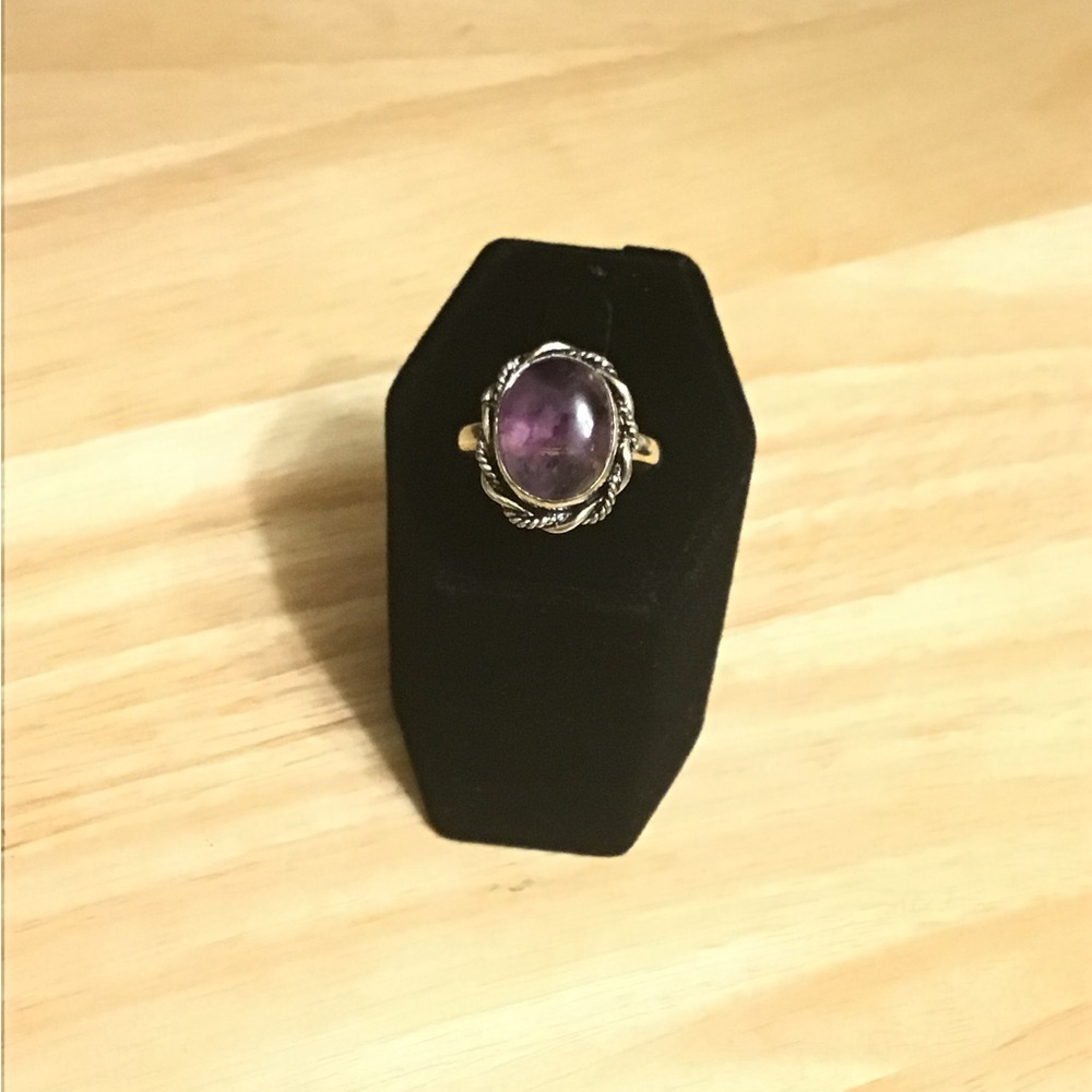 Size 10 amethyst ring